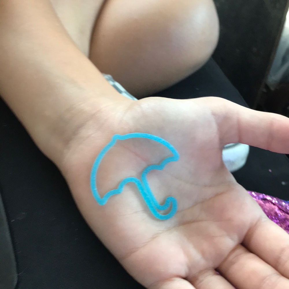 Rare Umbrella Glitter Silly Band (1/10,000)